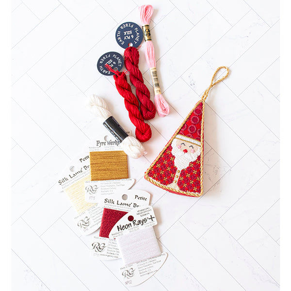 Santa Cones Red Circles Hat Kit Kits Kirk & Bradley - 1