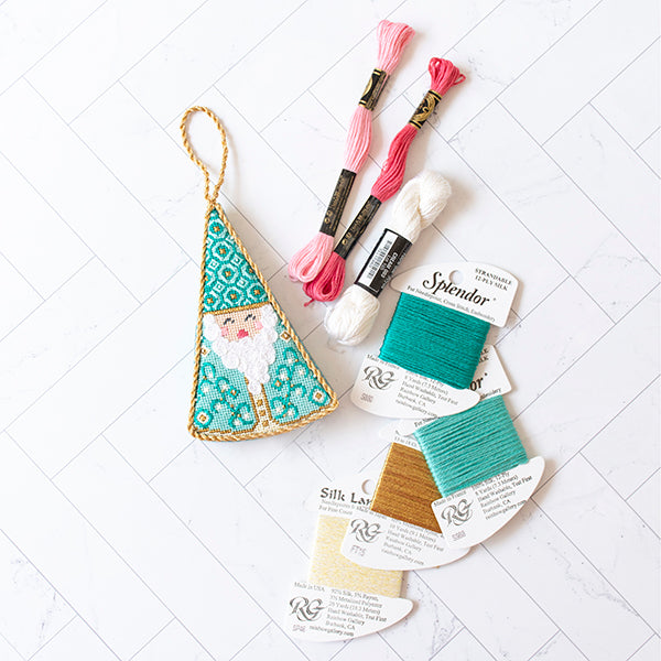 Santa Cones Turquoise Diamonds Hat Kit Kits Kirk & Bradley - 1