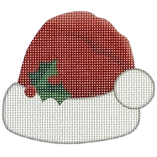 Santa Hat Classic Painted Canvas Pepperberry Designs - 1