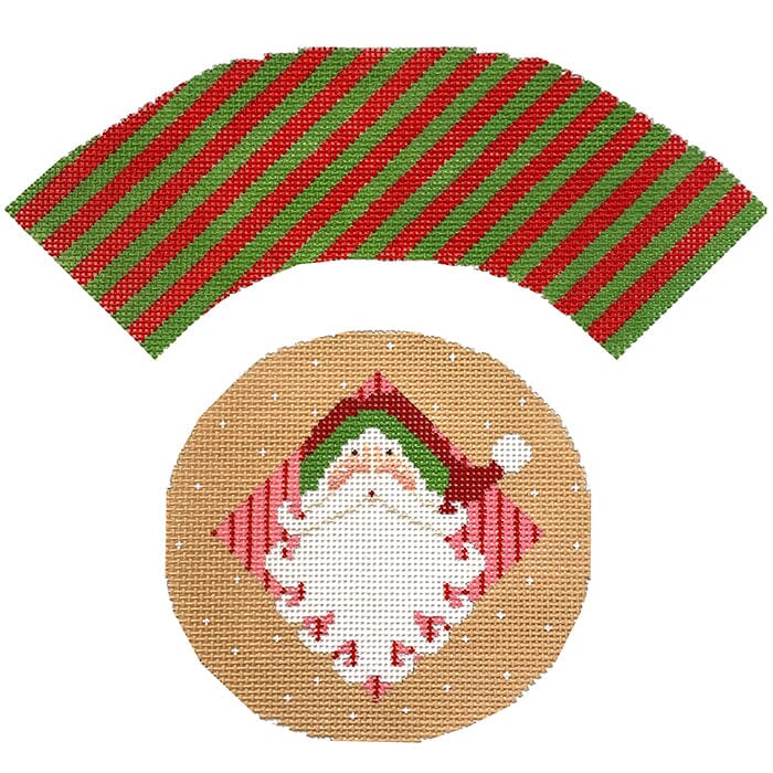 Santa Painted Canvas NeedleDeeva - 1