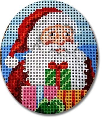 Santa & Presents Painted Canvas CBK Needlepoint Collections - 1