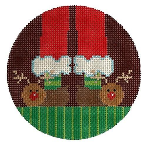 Santa -The Day After Painted Canvas The Meredith Collection