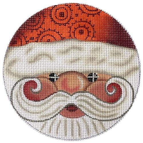 Santa with Star Painted Canvas All About Stitching/The Collection Design - 1
