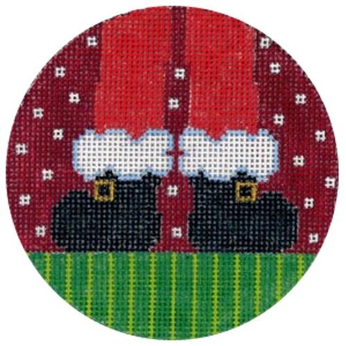 Santa's Feet Painted Canvas The Meredith Collection - 1