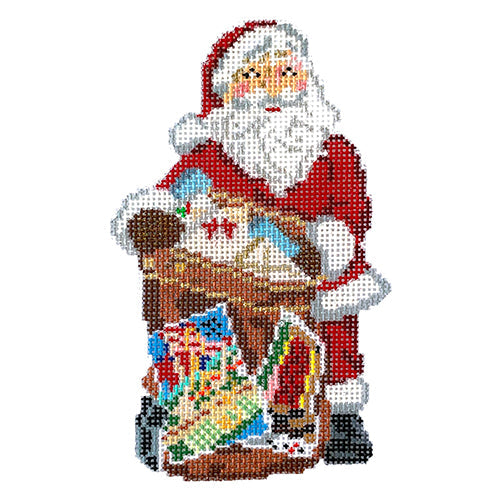 Santa's Got Mail Painted Canvas Petite Sweets - 1