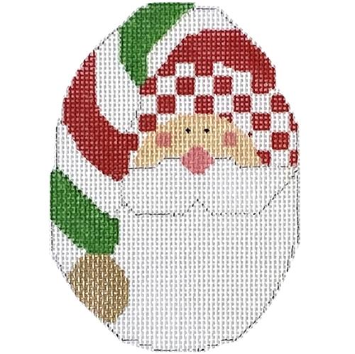 Santa's New Hat with Stitch Guide Painted Canvas The Princess & Me - 1