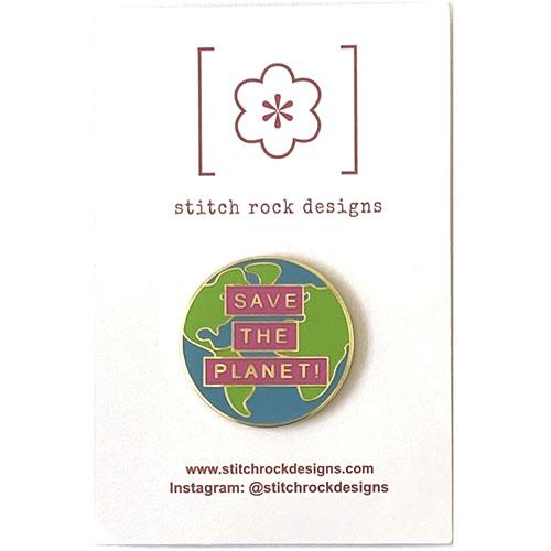 Save the Planet Needleminder Accessories Stitch Rock Designs - 1