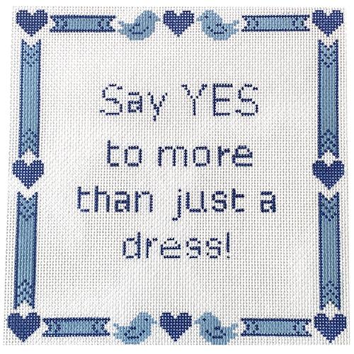 Say YES to More Than Just the Dress! Painted Canvas KCN Designers - 1