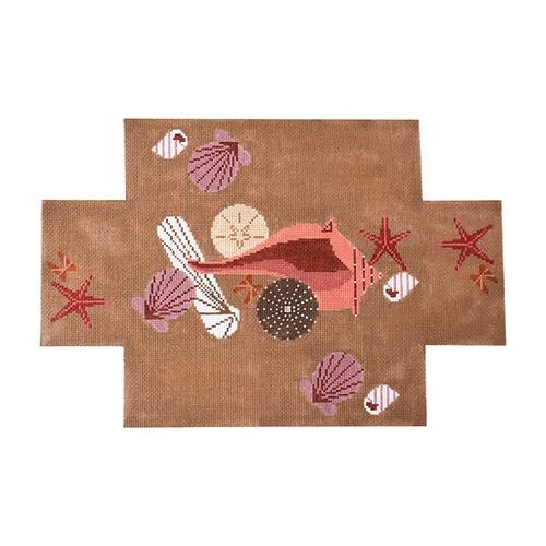 Sea Shells Brick Cover Painted Canvas Charley Harper - 1