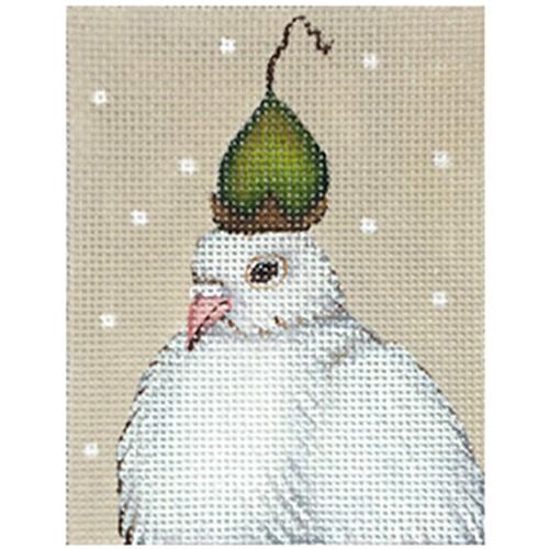 Seed Pod Dove Painted Canvas Melissa Shirley Designs - 1