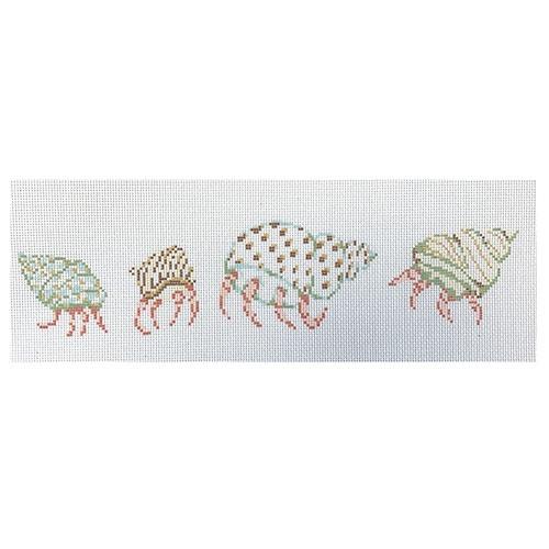 Shell-ter in Place Painted Canvas The Plum Stitchery