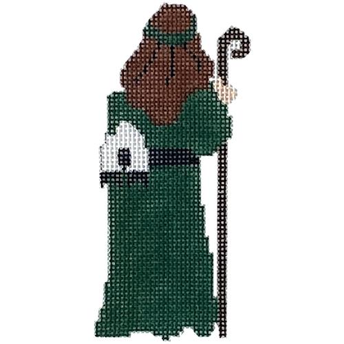 Shepherd with Stitch Guide Painted Canvas The Princess & Me - 1