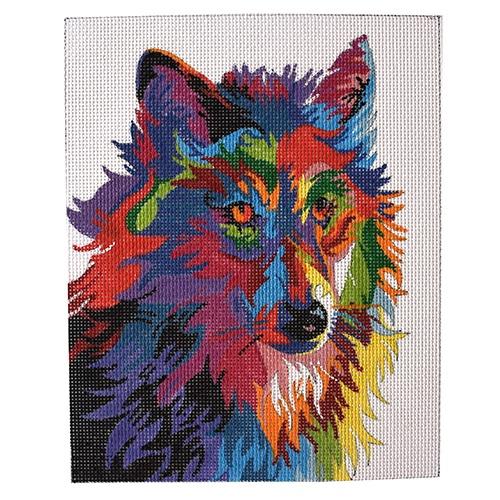 Shepherd/Wolf Painted Canvas PLD Designs