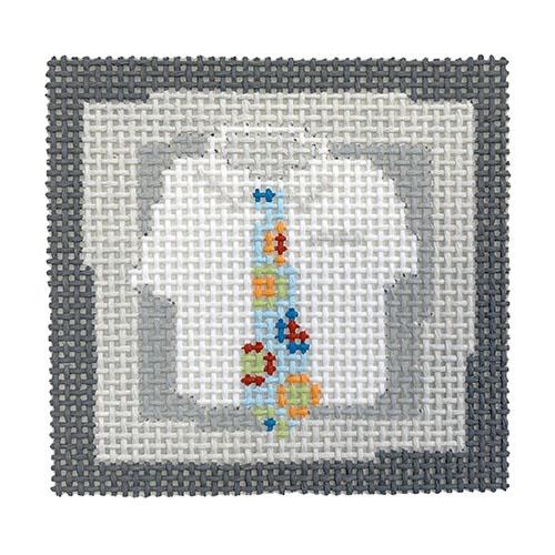 Shirt Grey Background Painted Canvas Pippin - 1