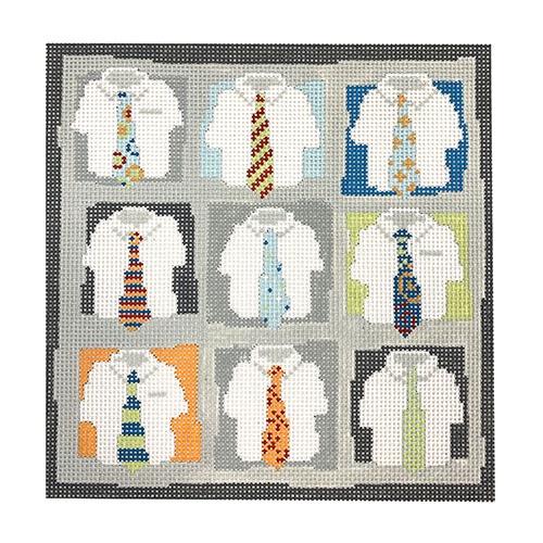 Shirts & Ties Painted Canvas Pippin