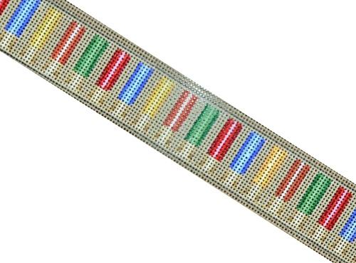 Shotgun Shells Belt Painted Canvas Susan Roberts Needlepoint Designs, Inc.