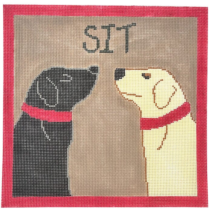 Sit Painted Canvas CBK Needlepoint Collections