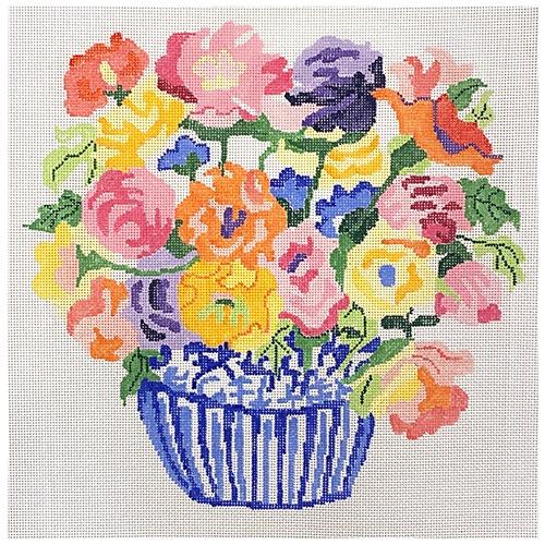 Sizzle Bouquet #4 Painted Canvas Jean Smith - 1