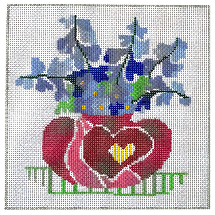Small Bouquet #24 Painted Canvas Jean Smith