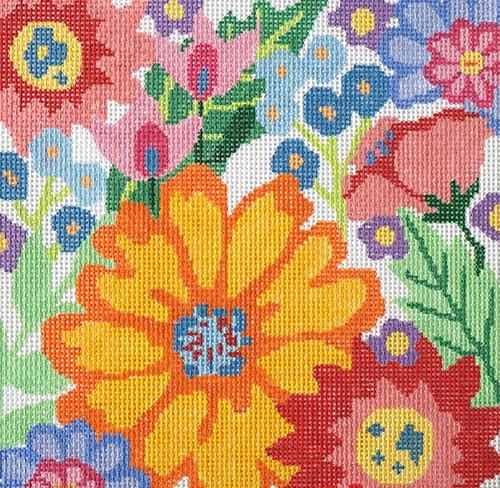 Small Fantasy Garden #6 Painted Canvas Jean Smith