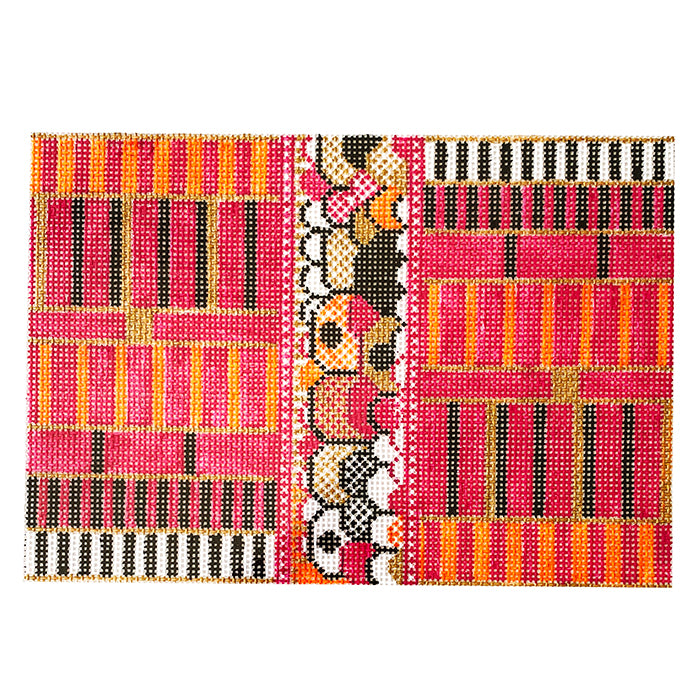 Small Flat Miss Emily Painted Canvas Kimberly Ann Needlepoint - 1