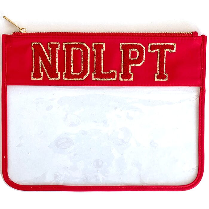 Small Flat Pouch Red Accessories All About Stitching/The Collection Design - 1