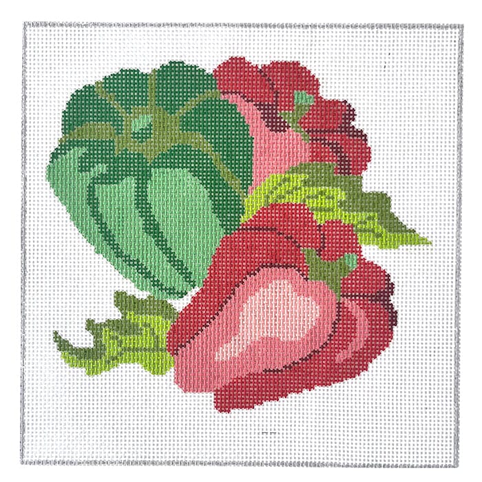 Small Peppers Painted Canvas Jean Smith - 1