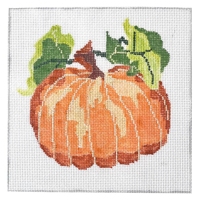 Small Pumpkin Painted Canvas Jean Smith - 1