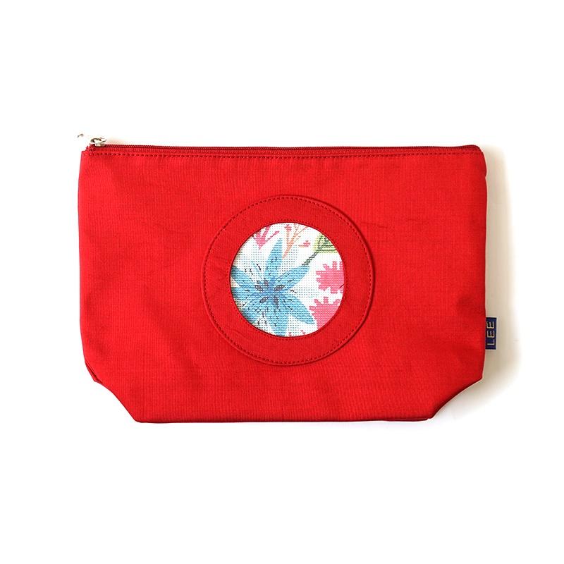 Small Silk Bag - Red Leather Goods Lee's Leather Goods