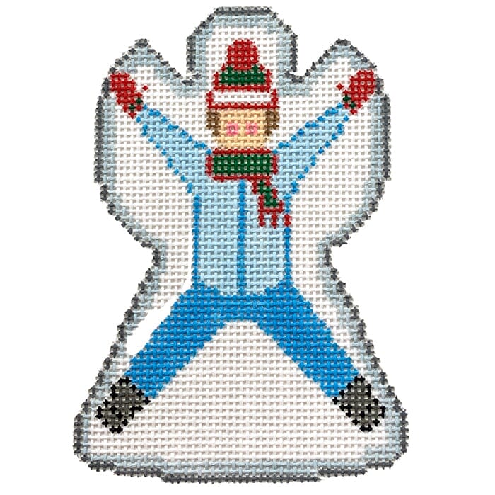 Snow Angel Painted Canvas All About Stitching/The Collection Design - 1