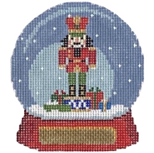 Snow Globe Nutcracker Painted Canvas Susan Roberts Needlepoint Designs Inc. - 1