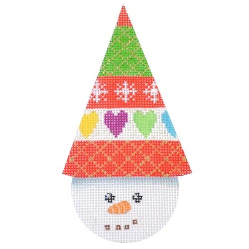 Snowcone Hearts Painted Canvas Kirk & Bradley - 1