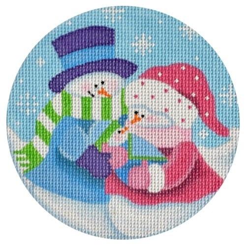 SnowFamily, Baby Boy Painted Canvas Pepperberry Designs - 1