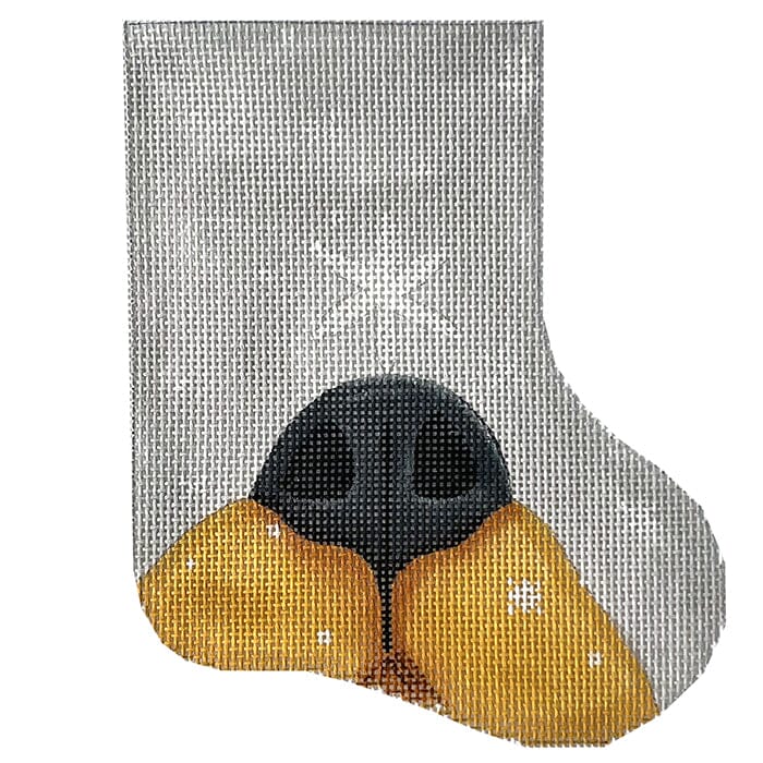 Snowflake Dog Nose Painted Canvas CBK Needlepoint Collections