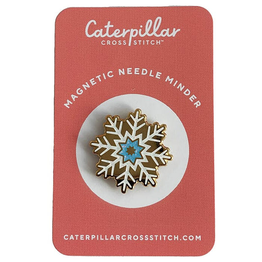 Snowflake Enamel Needleminder Accessories Caterpillar Cross 