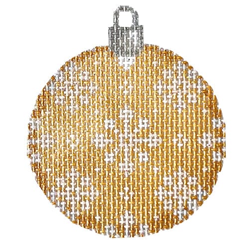Snowflake Repeat Mini Ball Painted Canvas Associated Talents - 1