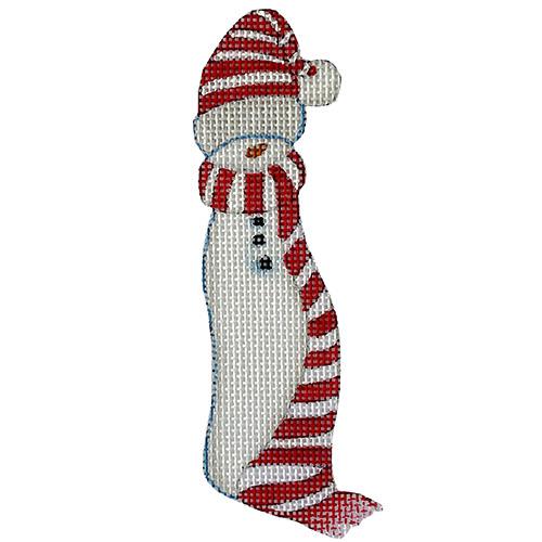 Snowman Kenny with Red Scarf Painted Canvas Love You More - 1