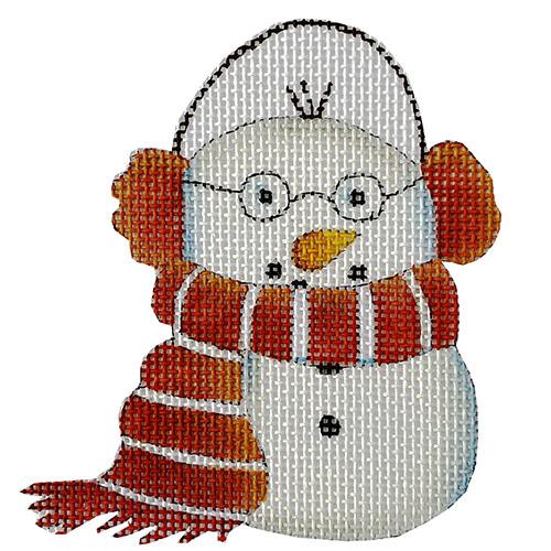 Snowman Kyle with Earmuffs Painted Canvas Love You More - 1
