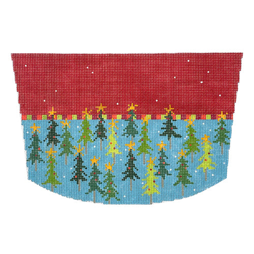 So Many Trees Cuff Painted Canvas Pippin - 1