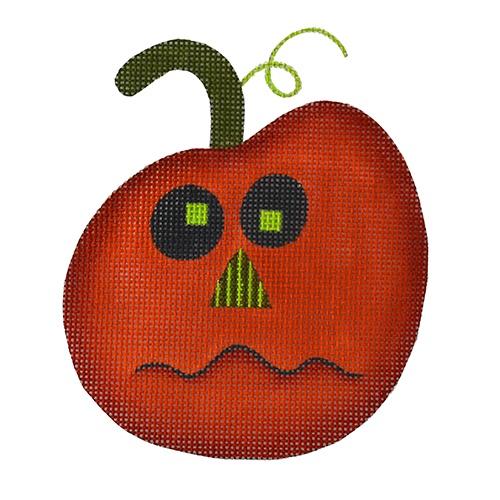 Sourpuss Pumpkin Louie Painted Canvas Melissa Shirley Designs