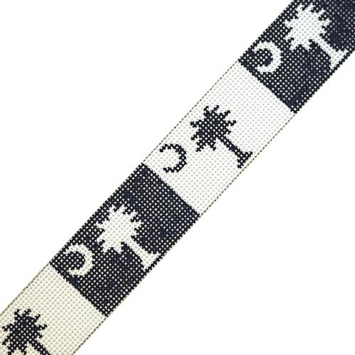 South Carolina Flag Belt Painted Canvas The Meredith Collection - 1
