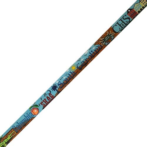 South Carolina Scene Belt Painted Canvas The Meredith Collection - 1