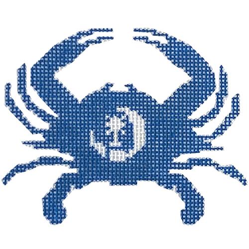 South Carolina State Flag Crab Painted Canvas Kristine Kingston - 1