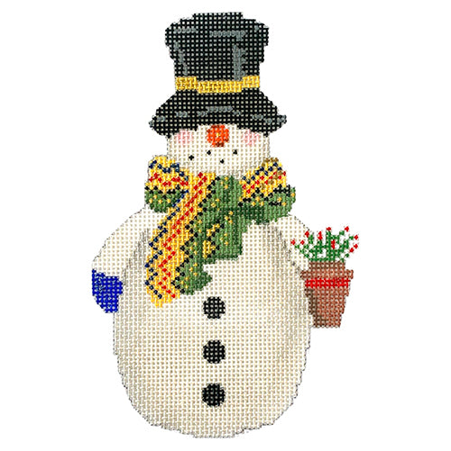 Southwest Snowperson Painted Canvas Petite Sweets - 1