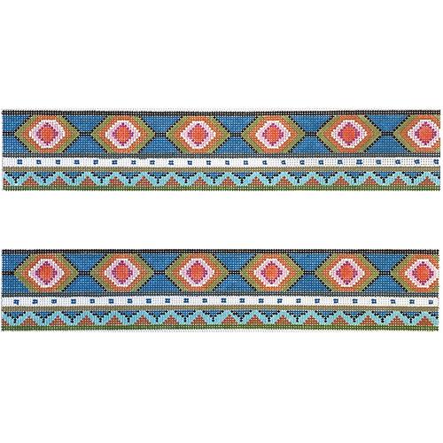 Southwestern Purse Borders Painted Canvas Colors of Praise - 1