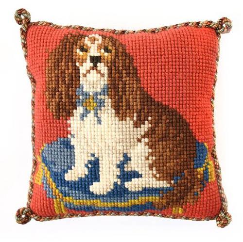 Spaniel Puppy Needlepoint Kit Kits Elizabeth Bradley Design