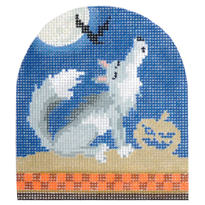 Spooky Animal Wolf Painted Canvas Kirk & Bradley - 1