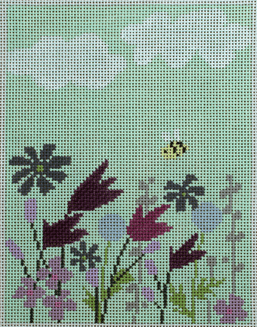 Spring Bee Painted Canvas Birds of a Feather - 1