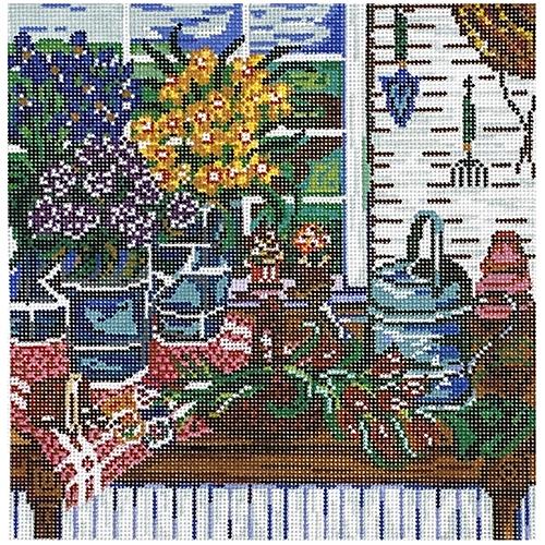 Spring Floral Bouquets Painted Canvas Cooper Oaks Design - 1