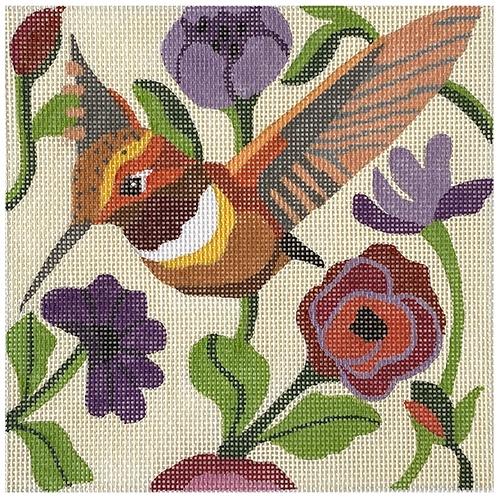 Spring Hummer Painted Canvas Melissa Prince Designs - 1